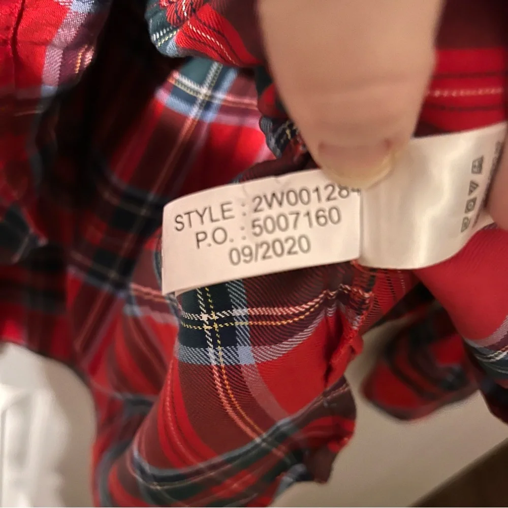 Vineyard Vines Women’s Nantucket Tartan Flannel NWT Holiday 20 Plus Size - Picture 6 of 7